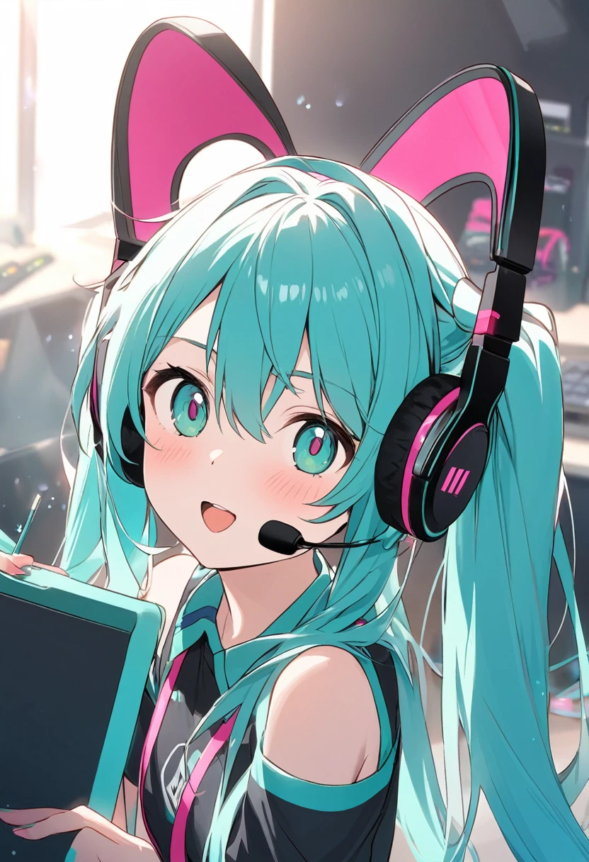 Hatsune Miku headphone