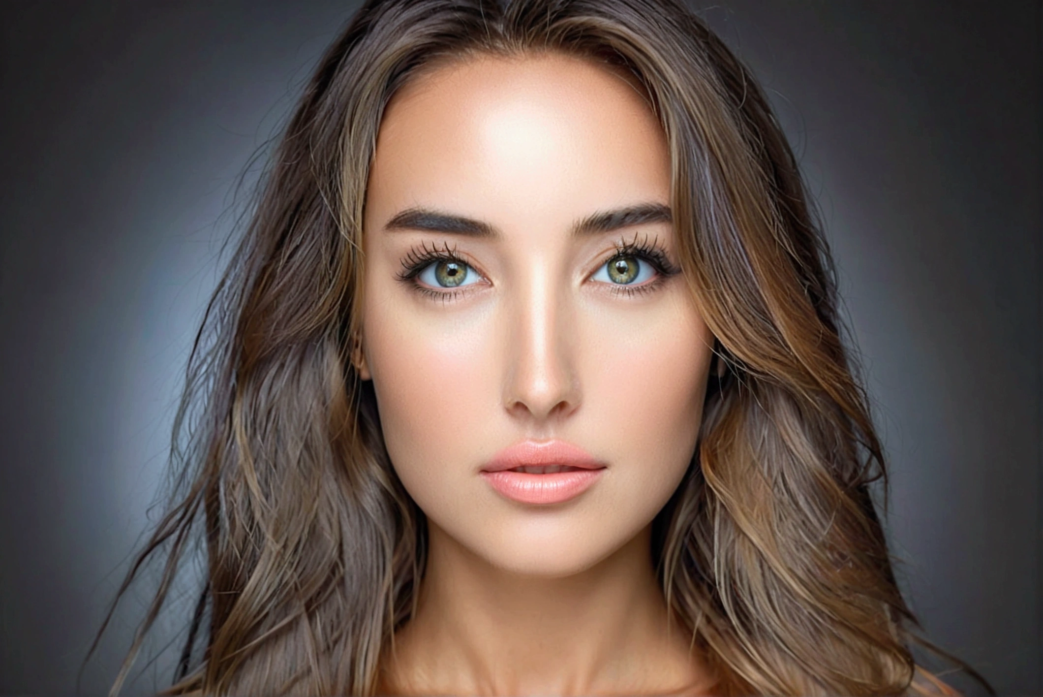 a beautiful woman, intricate detailed portrait, photorealistic, delicate skin, piercing eyes, full lips, high quality, cinematic lighting, intricate details, dramatic composition, dramatic lighting, vibrant colors, fashion portrait, high resolution