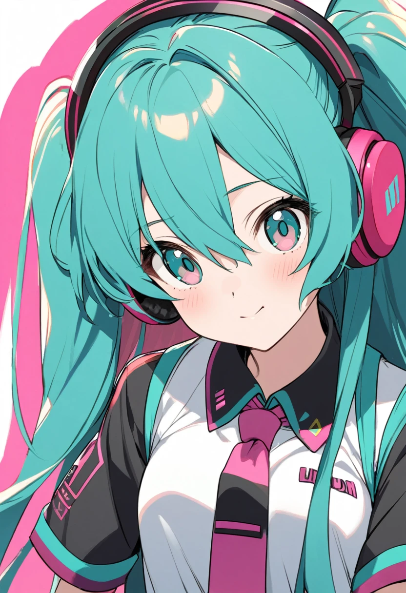 Hatsune Miku　headphone　front