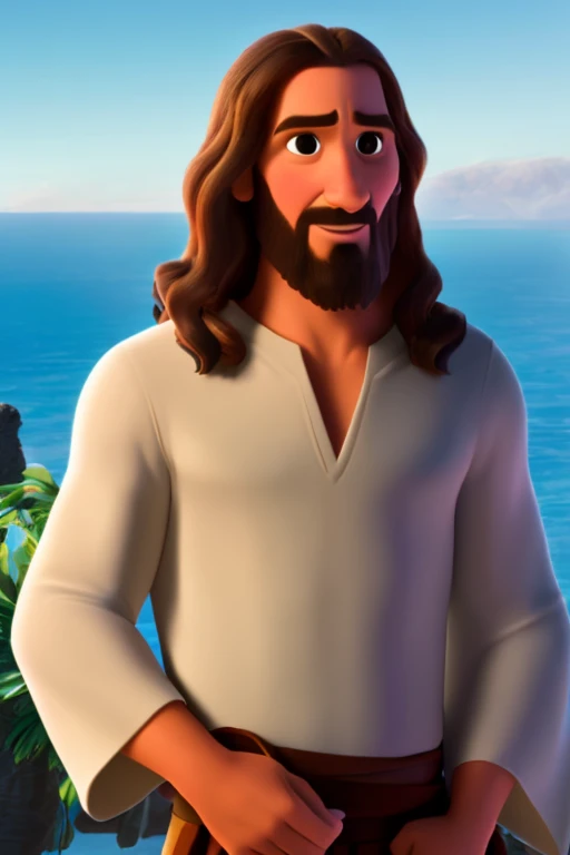 Jesus Christ as a Disney character