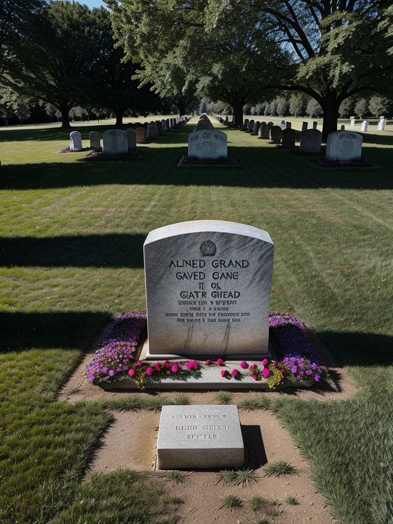 Ulysses S. Grant ,Place flowers on the graves of ancestors ,photo