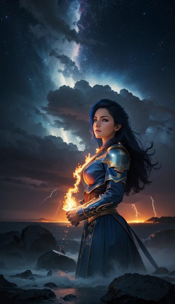 Surrealism, God's Sky, God's Power, God's Realm, clouds, Celestial Fire, powers, ilm, Fire Bolts, rivers of water, Water Falls, forst, Cedars, Highest Power, Photorealistic Nature, Beauthfull, Blue Thunder, fire azul, Realistic fire azul, realistic thunder, electrical screws, realistic detailed 8k, Realistic 16K detail, hard, Detailed realistic color, Detailed realistic thunder, fire azul Realistic 8K, Cores photorrealistic 8K, 8K detailed colors, Nitidez photorrealistic 8K, ULTRAHD Photorealism, Divine fire azul, Divine Electric Blue Thunder, Sombras photorrealistics 8K, Textura photorrealistic, naturals, heavens, heavenly, sky night, céu de Beauthfull, the night, majestic, majestic Sky, naturalsmente chic, thunders, Sky thunders, Divine thunder, linda, doradas, starlight, Heavenly Bolts, villany azul, Blue Screws, Rendering, photorrealistic, ultra high definition, 4K, detailed textures, thunder, detailed shadows, detailed colors, naturals linda, Great Divine, detailed contrast, realistic contrast, high resolution, detailed colors, realistic detailed 16K, 8K high definition, detailed contrast, realistic contrast, high resolution, detailed colors, fire, villany, realistic detailed, chic,