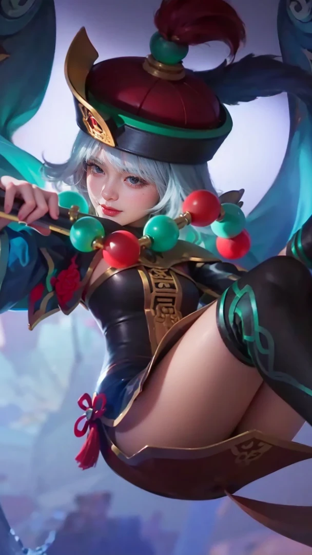 a close up of a woman wearing a red hood like a ruby wearing a patch over one eye, shadowbringers cinematic, 4 k detail fantasy, a beautiful fantasy empress, game cg, xianxia fantasy, xianxia hero, 2. 5 d cgi anime fantasy artwork, cinematic goddess close shot, ruan jia and artgerm, wow 4 k detail fantasy, hyperdetailed fantasy character, (8k, RAW photo, photorealistic:1.25) ,( lipgloss, eyelashes, glosace, glossy skin, best quality, ultra highres, depth of field, chromatic aberration, caustics, Broad lighting, natural shading,) looking at viewer with a serene and goddess-like happiness, smile.