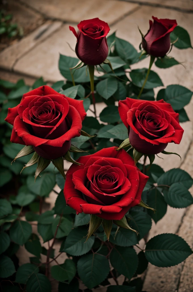 Red rose
