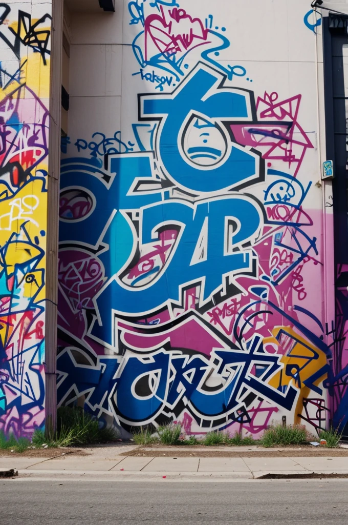 Graffiti with the word The neighborhood