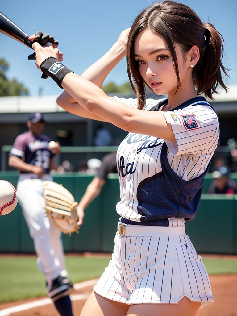 Baseball girl Instagram story