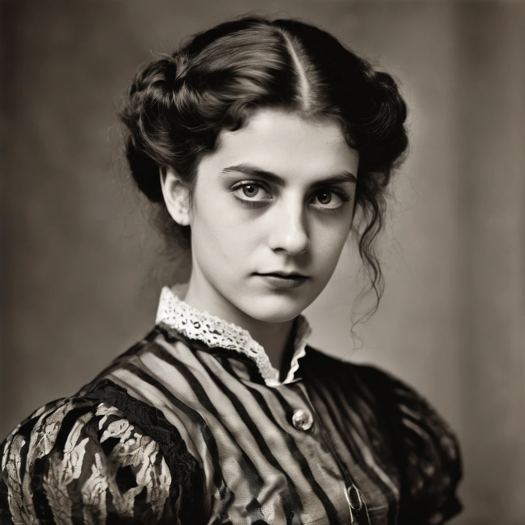 a photographic portrait of the young Italian Desdemonia, Othello&#39;s wife