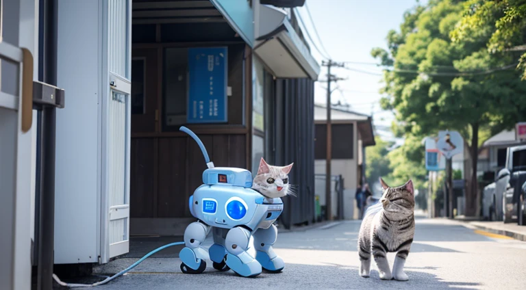 2024,Nerima Ward,Cat robot,light blue,Independent walking,A good friend