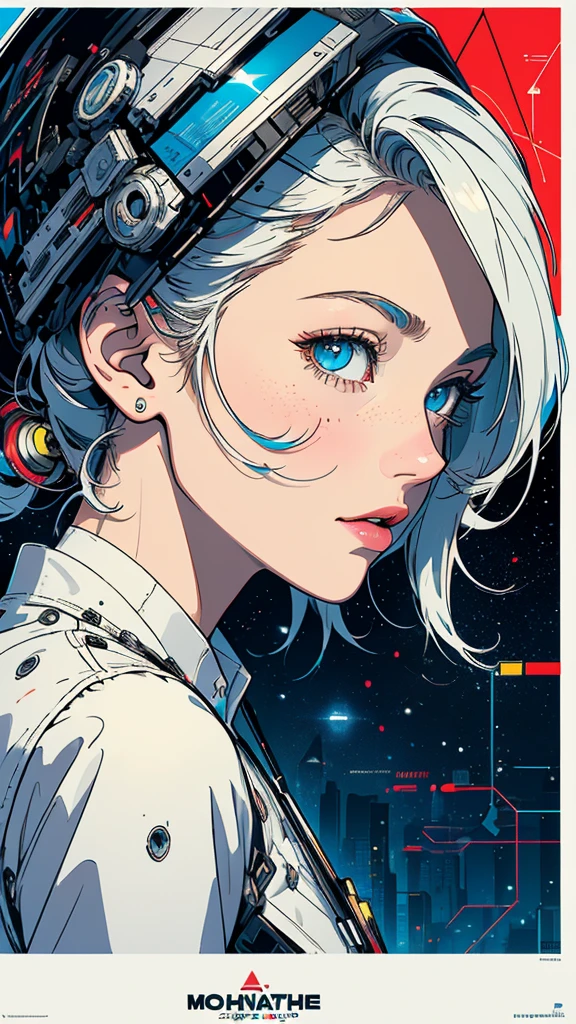 (((masterpiece, highest quality))),(((solo:1.2))),(((1girl:1.2))),32k wallpaper, very detailed, poster, vintage science fiction,(((((geometric cinematic movie poster))))), (bauhaus), shape,(((abstract))),(mid century modern),movie poster,(((((portfolio))))),(((((Close-up))))),(((((bust up))))),((((more various angle)))),(((highlight))),Vast landscape,((((heterochromia)))),(((complete. detailed face))),(((Extremely talented))),(((most complecated machine))),Colorful color scheme