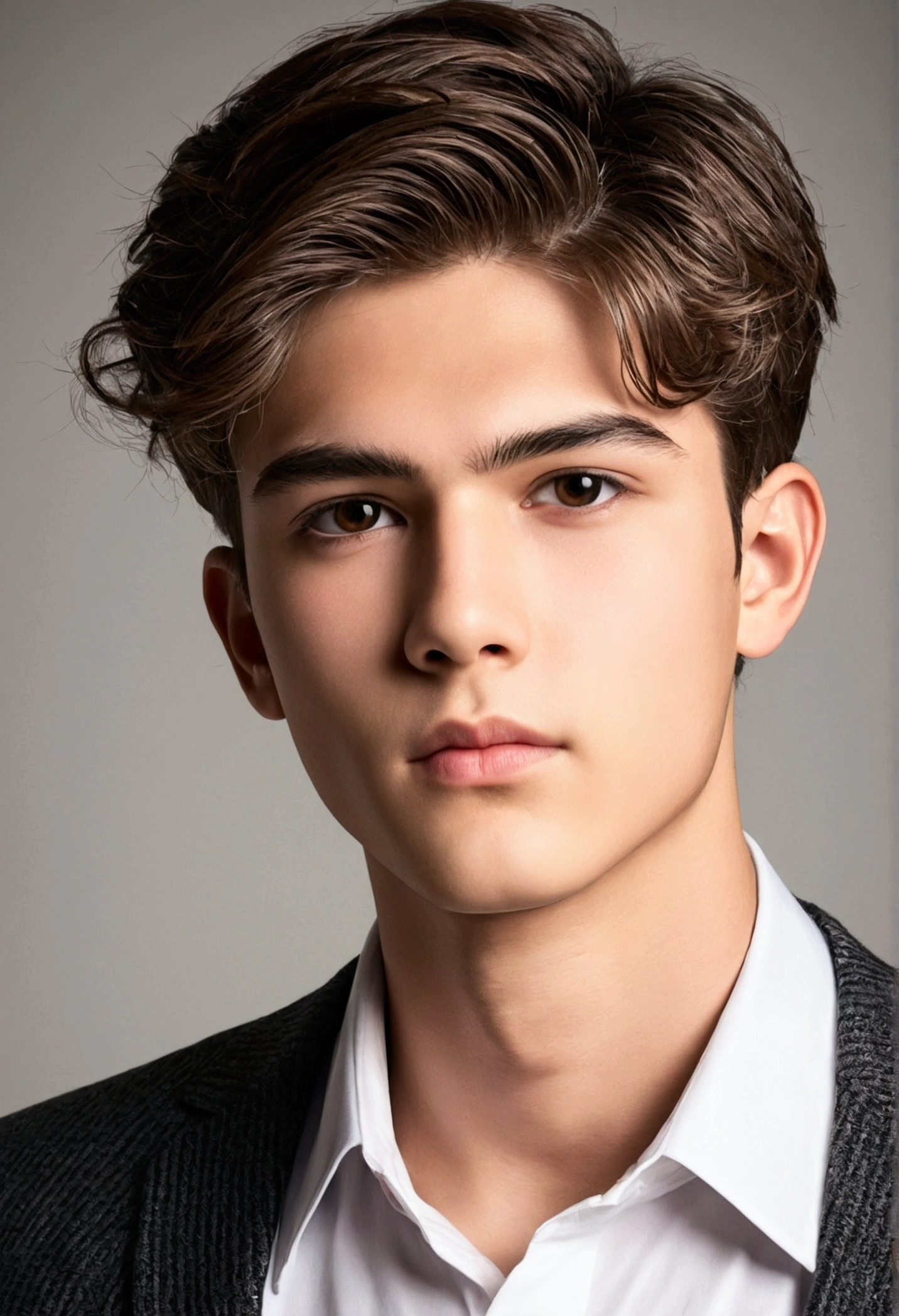 Create a handsome boy 18 years old