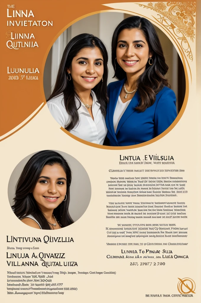 Virtual invitation for Luna Silva Quiroz's 6th birthday with images of kwami Tikki and Plagg.