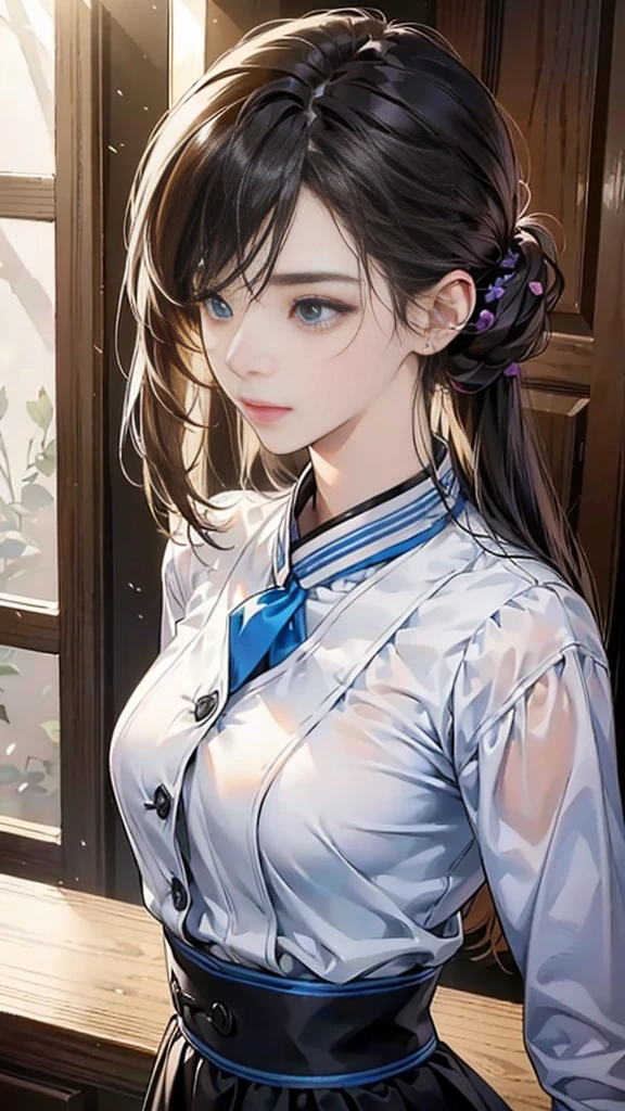(8K、Live shooting、highest quality、Masseter muscle part:1.2)、super detailed、super resolution、(realistic、real pictures:1.37)、Portrait、High-definition RAW color photo、professional photography、hvery detailed and beautiful、very detailed、8K wallpaper、amazing details、huge file size、official art、Hvery detailed CG Unity 8K wallpapers、hvery detailed beautiful girl、very detailedな顔、very detailedな目、very detailedな肌、very detailedな指、hvery detailed nose、very detailed detailed mouth、perfect anatomy、detailed background、Detailed service、((1people々Girls and strong guys1people))、(20:1.2)、20th generation、pretty girl、realistic body、、white skin、glowing skin、Because I'm slender、black haired、((Straight and shorthair))、((Shaggy hair))、(messy bangs: 1.4)、cute face、real-looking face、delicate eyes、Drooping eyes、((by the pool))、((A man and a woman soaking in the pool up to their waists))、(((Woman in a black bikini)))、(((The woman's breasts are exposed)))、((naked man from the waist down))、((she has her arms crossed behind her head.))、((woman'hands are delicate and beautiful))、((standing posture))、((Man hugging woman from behind、Grabbing a woman's breastan with all back hair1people))、((Woman's arm on man's neck))、((The woman turns around and kisses the man))、((sexy bose))、Ear Nipple Ring、necklace、cowboy shot、((Landscape))、contrapo、dynamic lighting、((Firm D cup))、((cleavage))、((small and beautiful pink areola,,,,,,,,,,,,,,,,,))、((look behind you))、((Expressions that endure pain))、