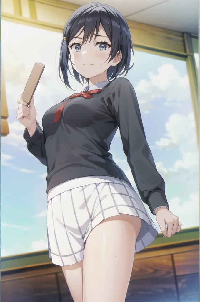 (Highest quality, masterpiece:1.2), One Girl, alone, anime, anime screencap, Ray Tracing, Global Illumination, ultra hi resolution picture, Bright colors, Cinematic Light, Lens flare, Light on the face, Glowing Eyes, Written boundary depth, Happy, Detailed Background, cute, straight, smile,
Yuki Setuna,short hair,Sweatかいた手,Sweatかいた足,Sweatかいた指,Sweatかいた体,Sweat垂れる,Sweatびしょ濡れ,顔Sweatだく,hot,手Sweat,足Sweat,素肌Sweat,脇Sweat,気体からSweat,Sweat(masterpiece:1.4),Smooth skin,Her bare skin is shining,口Sweat,Shine,Fascinating,ShineSweat,顔Sweatですべすべ,足Sweatですべすべ,指Sweatですべすべ,体Sweatですべすべ,自分のSweatの匂い嗅ぐ,Smell yourself