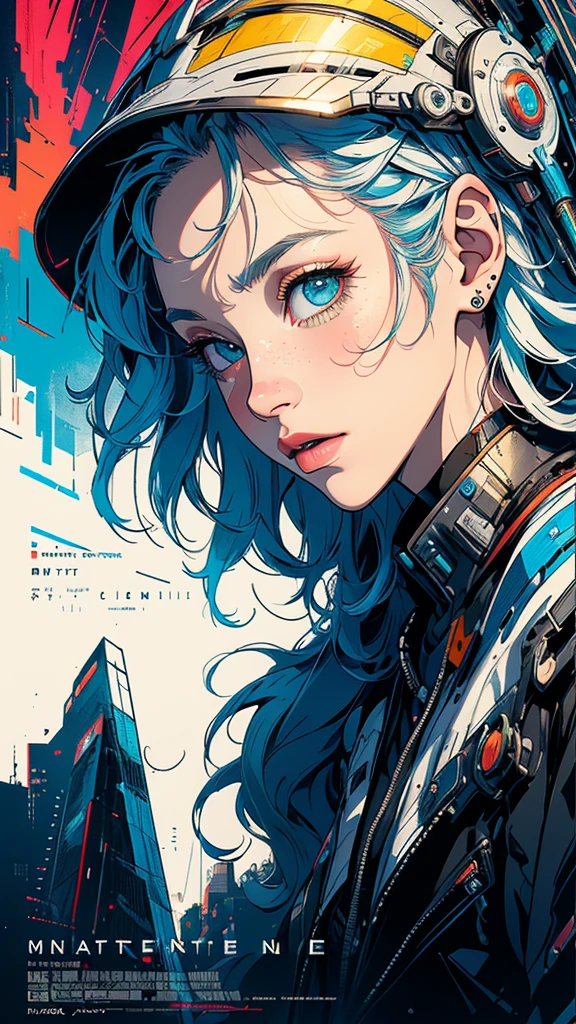 (((masterpiece, highest quality))),(((solo:1.2))),(((1girl:1.2))),32k wallpaper, very detailed, poster, vintage science fiction,(((((geometric cinematic movie poster))))), ((bauhaus)),(shape),(((abstract))),(mid century modern),movie poster,(((((portfolio))))),(((((Close-up))))),(((((bust up))))),((((more various angle)))),(((highlight))),Vast landscape,((((heterochromia)))),(((complete. detailed face))),(((Extremely talented))),(((most complecated machine))),Colorful color scheme