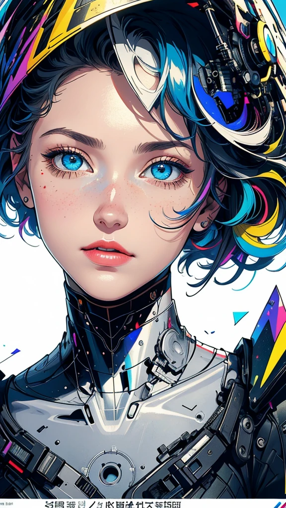 (((masterpiece, highest quality))),(((solo:1.2))),(((1girl:1.2))),32k wallpaper, very detailed, poster, vintage science fiction,(((((geometric cinematic movie poster))))), ((bauhaus)),(shape),(((abstract))),(mid century modern),movie poster,(((((portfolio))))),(((((Close-up))))),(((((bust up))))),((((more various angle)))),(((highlight))),Vast landscape,((((heterochromia)))),(((complete. detailed face))),(((Extremely talented))),(((most complecated machine))),Colorful color scheme