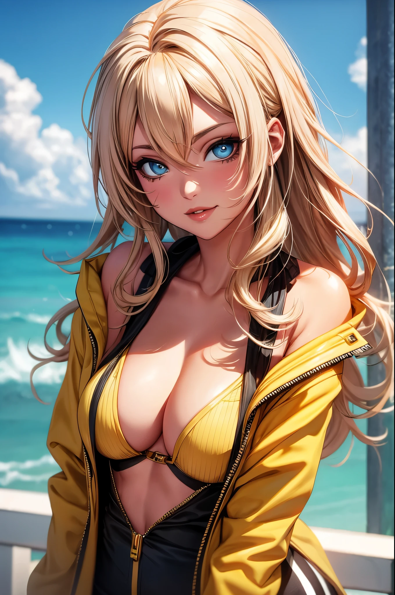 Nami from One PIace, CG 8k ultra-realista, hot woman, seductive eyes, make-up