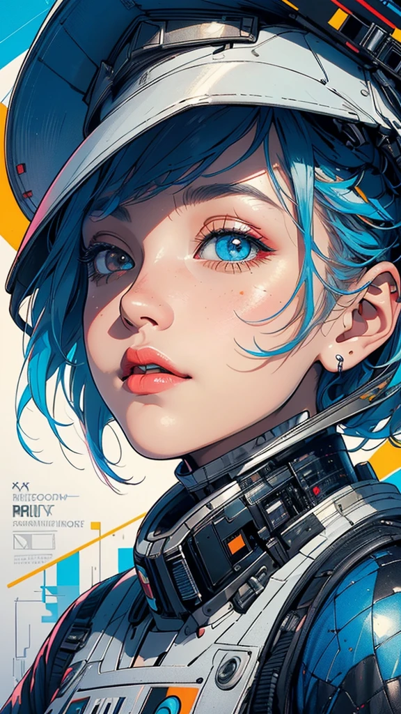 (((masterpiece, highest quality))),(((solo:1.2))),(((1girl:1.2))),32k wallpaper, very detailed, poster, vintage science fiction,(((((geometric cinematic movie poster))))), ((bauhaus)),(shape),(((abstract))),(mid century modern),movie poster,(((((portfolio))))),(((((Close-up))))),(((((bust up))))),((((more various angle)))),(((highlight))),Vast landscape,((((heterochromia)))),(((complete. detailed face))),(((Extremely talented))),(((most complecated machine))),Colorful color scheme