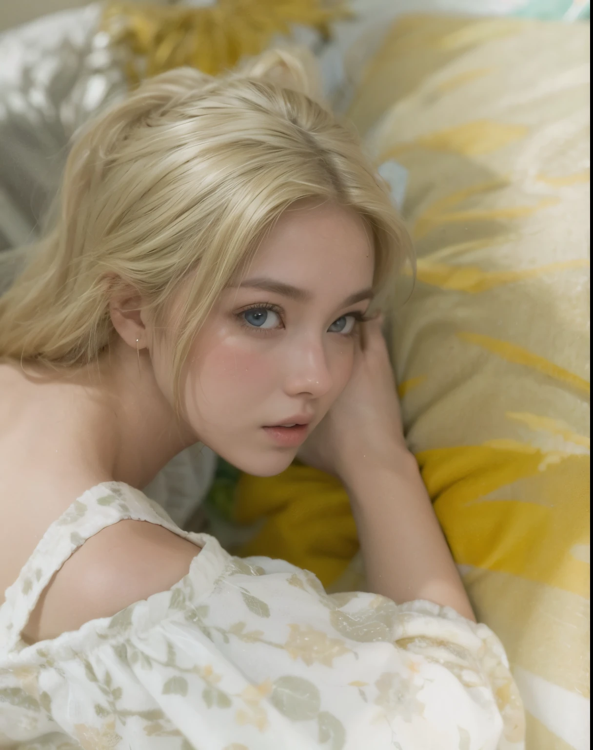 blonde woman