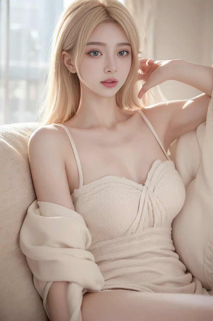 (high details:1.4)、(surrealism:1.4)、(soft lighting:1.05)、32,000、1 woman、realistic lighting、face lighting、ray tracing、(brightened light:1.2)、(improve quality:1.4)、(Realistic textured skin of the highest quality:1.4)、original photo, lifelike, full body woman love, bed, soggy, big bust, stylish hairstyle, pale skin, black eye, pink lips, (Beloved), (:1.1), ~Through, detailed background, detailed face, delicate eyes, good hair, Anatomically correct body, elastic skin, make up, masterpiece