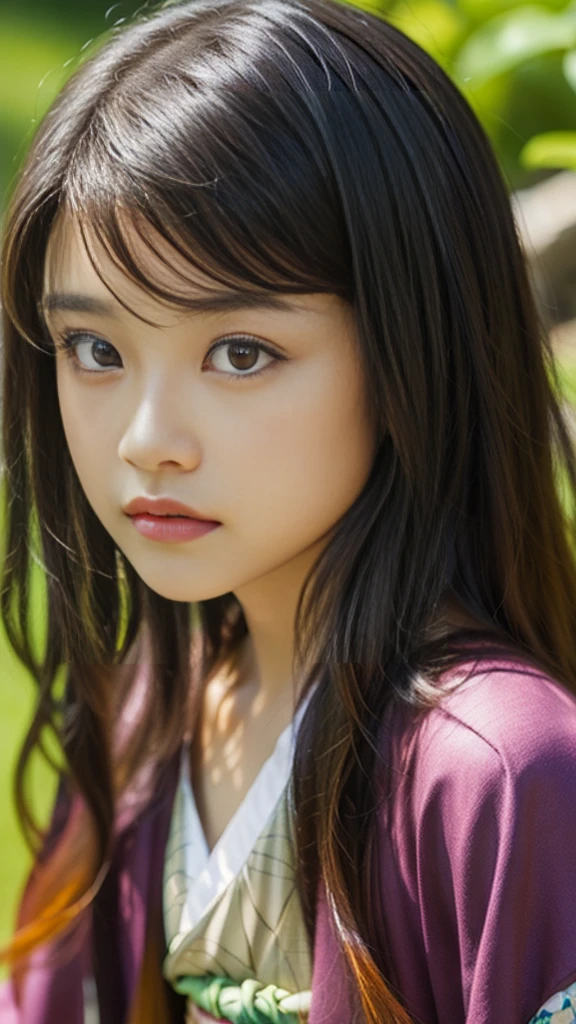 Cute Japanese woman, (), (Very cute face: 1.3), White moist skin, Looking at the camera, Melancholy expression,
BREAK,
Idol,
BREAK,
(Wearing cute kimono: 1.3), (Highly revealing kimono), Very large earrings, Short length,
BREAK,
(Fighting pose: 1.3),
BREAK,
(Long hair), (Pink hair: 1.2), (Wavy hair), (Gradient hair: 1.3), (Red hair at the ends),
BREAK,
(Realistic: 1.3), Masterpiece, Perfect lighting, (Ultra-high resolution), (8K), (Very detailed: 1.4), (From the front), (Full body: 1.4), (Symmetrical: 1.2),
BREAK,
(Shibuya city in Japan: 1.2),
BREAK,
(Demon Slayer: 1.4),
BREAK,
(Kasumi Arimura: 1.4),