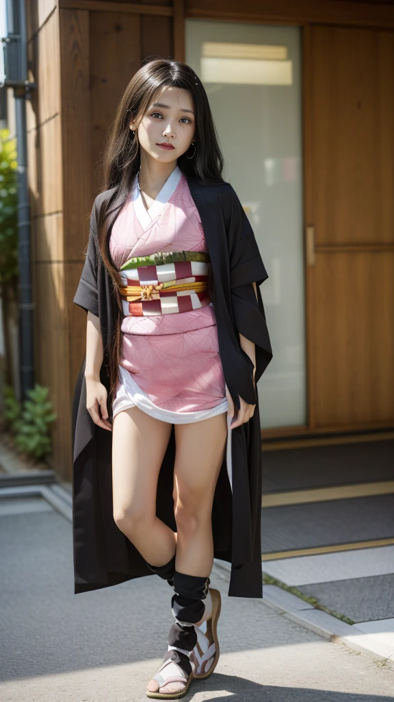 Cute Japanese woman, (16 years old), (Very cute face: 1.3), White moist skin, Looking at the camera, Melancholy expression,
BREAK,
Idol,
BREAK,
(Wearing cute kimono: 1.3), (Highly revealing kimono), Very large earrings, Short length,
BREAK,
(Fighting pose: 1.3),
BREAK,
(Long hair), (Pink hair: 1.2), (Wavy hair), (Gradient hair: 1.3), (Red hair at the ends),
BREAK,
(Realistic: 1.3), Masterpiece, Perfect lighting, (Ultra-high resolution), (8K), (Very detailed: 1.4), (From the front), (Full body: 1.4), (Symmetrical: 1.2),
BREAK,
(Shibuya city in Japan: 1.2),
BREAK,
(Demon Slayer: 1.4),
BREAK,
(Kasumi Arimura: 1.4),