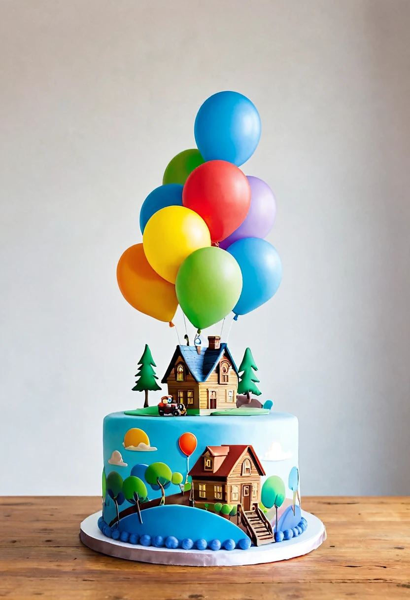 Disney Pixar Up Adventure Is Out There House Balloons cake topper