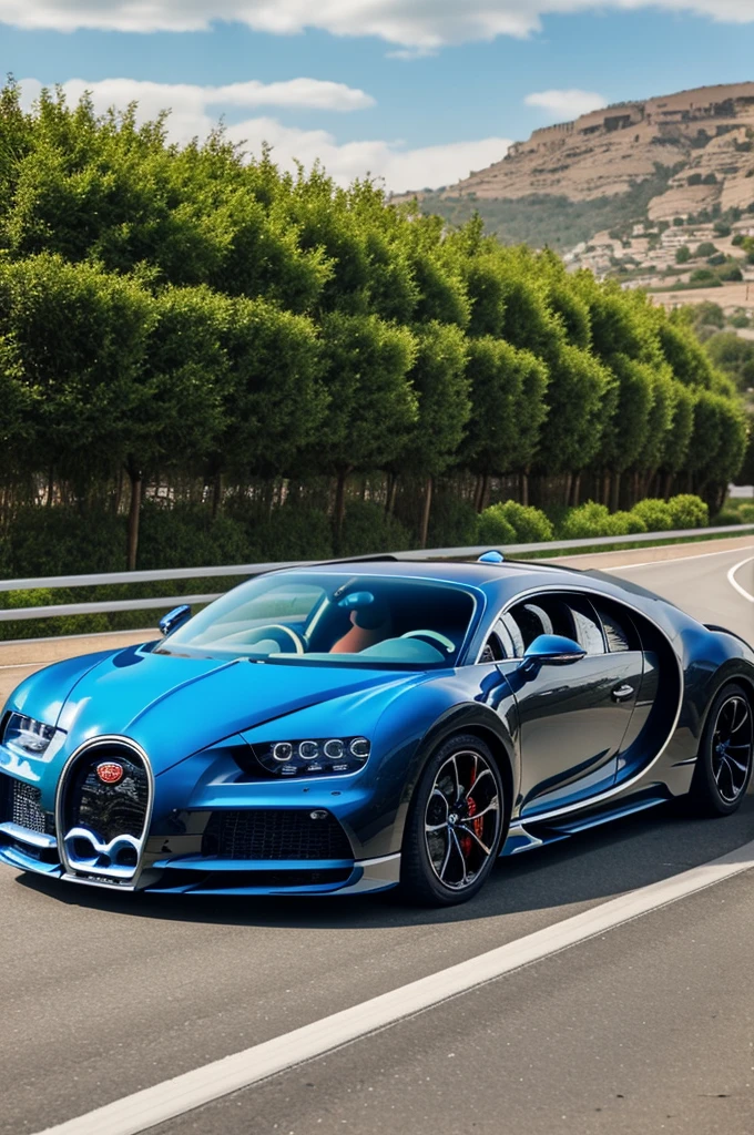 Bugatti chiron supersport 300+ on road