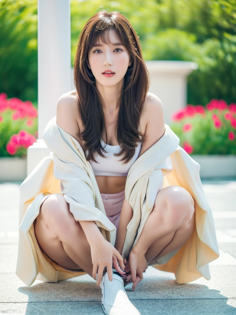 (Best Quality:1.1).((Mastebees:1.1)).((Ultra-high resolution:1.1)).((Photorealistic photography:1.4)、(Raw photo),(8k)、(High definition RAW color photos professional photography)(Full body photography)(Professionally taken photos)、Summer Fashion、Instagram shooting