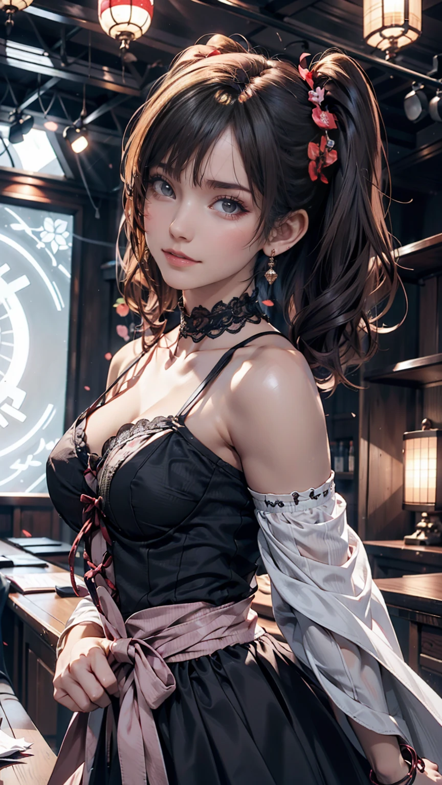 (fantasy:1.5),(8k,masterpiece, top quality, best quality,beautiful and aesthetic:1.2,professional illustrasion:1.1,ultra detail:1.3,perfect lighting),extremely detailed,highest detailed,incredibly absurdres , highres, ultra detailed,intricate:1.6,(Alchemy Workshop:1.4),A girl mixing,Medicine in many small bottles,holding small potion,colorful:1.4,zentangle,(a girl 26yo old),(cute girl),pointed chest:1.3,(double breasted:1.2,under bust:1.2), Amazing Cleavage:1.3, thin waist, big ass, Raised sexy, big breast: 1.2 posed cleavage:1.2,(female alchemy),(highly detailed beautiful face and eyes,firm breasts),oily skin,((bronde hair, long pony tail hair)),thin pubic hair,cute,lovely,beautifuk alchemist costume,smile,in the kitchen,smile,seductive weak smiling,(with sparkling eyes and a contagious smile),open mouth, Looking at Viewer,