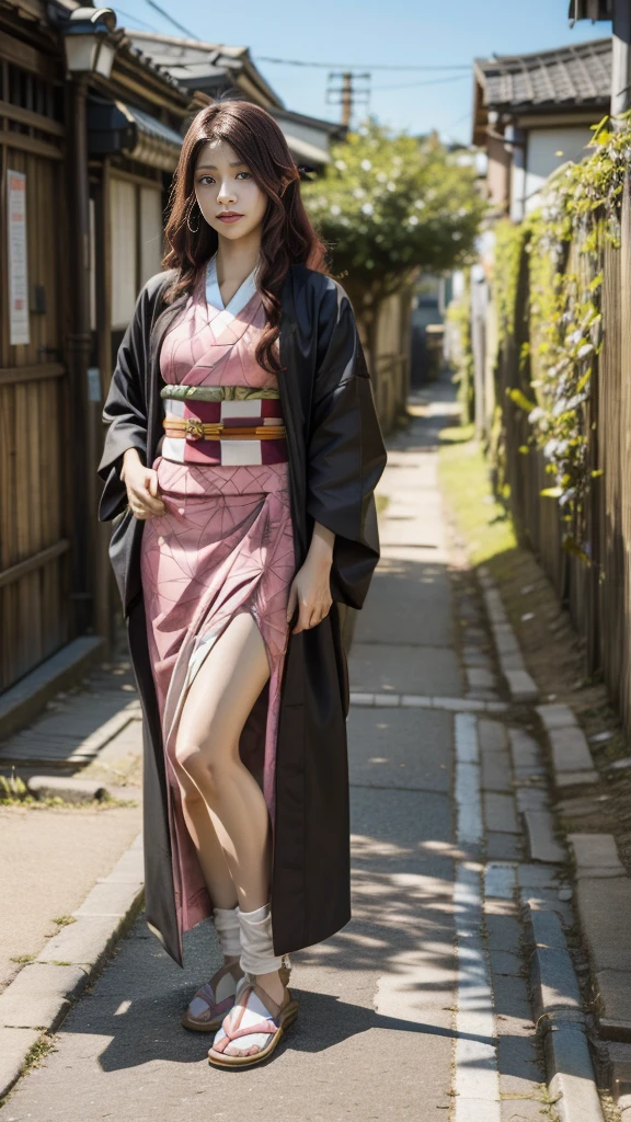 Cute Japanese woman, (), (Very cute face: 1.3), White moist skin, Looking at the camera, Melancholy expression,
BREAK,
Idol,
BREAK,
(Wearing cute kimono: 1.3), (Highly revealing kimono), Very large earrings, Short length,
BREAK,
(Fighting pose: 1.3),
BREAK,
(Long hair), (Pink hair: 1.2), (Wavy hair), (Gradient hair: 1.3), (Red hair at the ends),
BREAK,
(Realistic: 1.3), Masterpiece, Perfect lighting, (Ultra-high resolution), (8K), (Very detailed: 1.4), (From the front), (Full body: 1.4), (Symmetrical: 1.2),
BREAK,
(Shibuya city in Japan: 1.2),
BREAK,
(Demon Slayer: 1.4),
BREAK,
(Kasumi Arimura: 1.4),