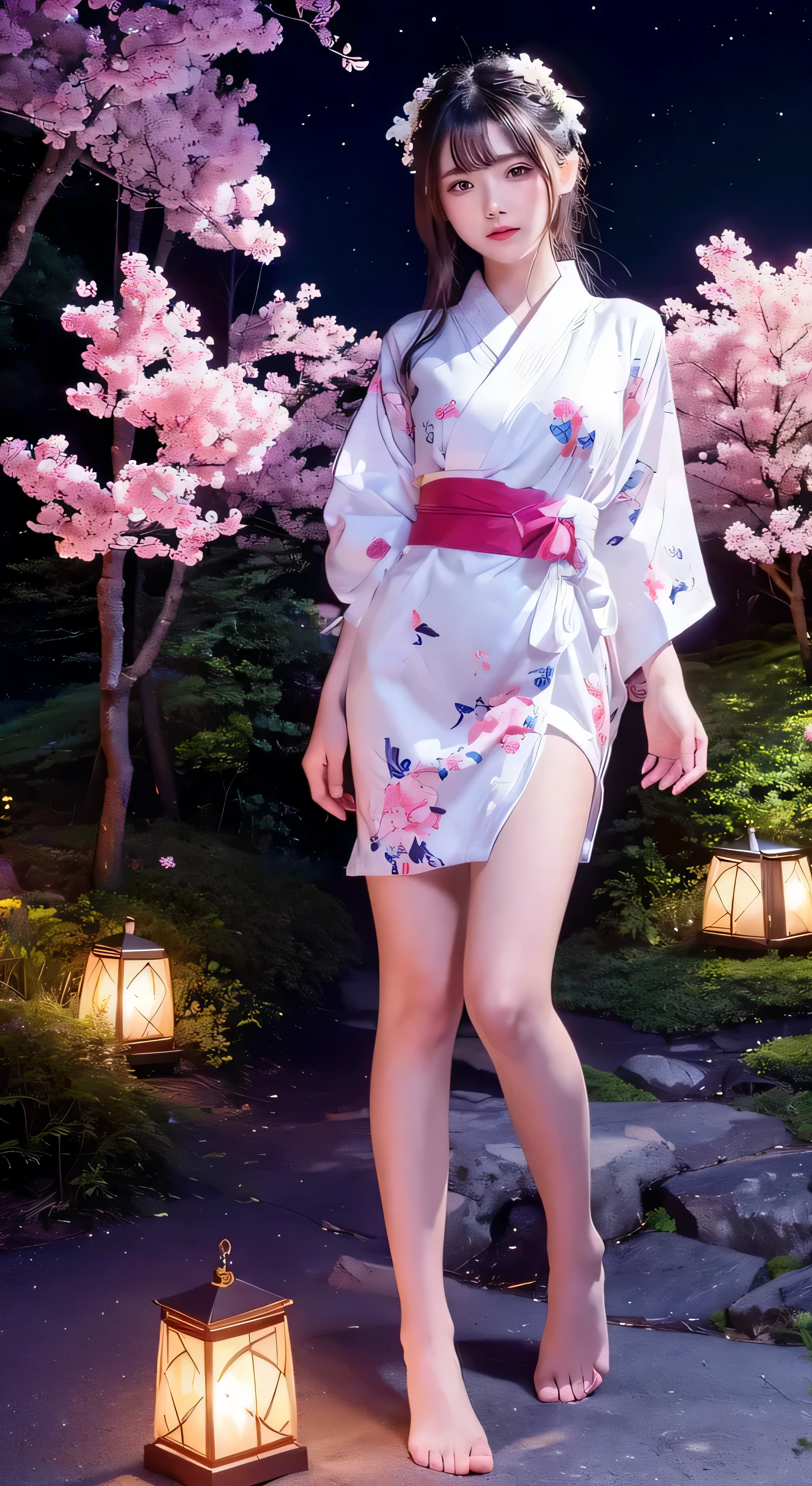 Please change the filled in parts to kimono.,