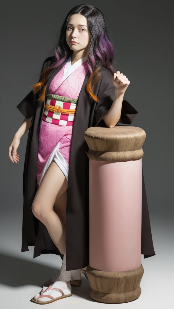 Cute Japanese woman, (), (Very cute face: 1.3), White moist skin, Looking at the camera, Melancholy expression,
BREAK,
Idol,
BREAK,
(Wearing cute kimono: 1.3), (Highly revealing kimono), Very large earrings, Short length,
BREAK,
(Fighting pose: 1.3),
BREAK,
(Long hair), (Pink hair: 1.2), (Wavy hair), (Gradient hair: 1.3), (Red hair at the ends),
BREAK,
(Realistic: 1.3), Masterpiece, Perfect lighting, (Ultra-high resolution), (8K), (Very detailed: 1.4), (From the front), (Full body: 1.4), (Symmetrical: 1.2),
BREAK,
(Shibuya city in Japan: 1.2),
BREAK,
(Demon Slayer: 1.4),
BREAK,
(Kasumi Arimura: 1.4),