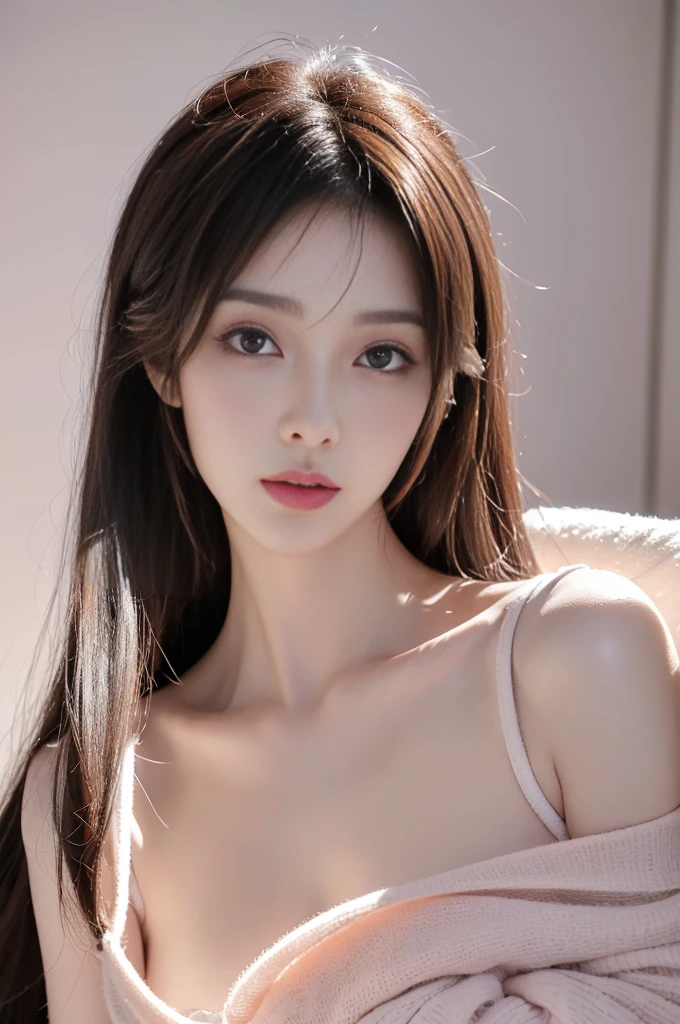 (high details:1.4)、(surrealism:1.4)、(soft lighting:1.05)、32,000、1 woman、realistic lighting、face lighting、ray tracing、(brightened light:1.2)、(improve quality:1.4)、(Realistic textured skin of the highest quality:1.4)、original photo, lifelike, full body woman love, bed, soggy, big bust, stylish hairstyle, pale skin, black eye, pink lips, (Beloved), (:1.1), ~Through, detailed background, detailed face, delicate eyes, good hair, Anatomically correct body, elastic skin, make up, masterpiece