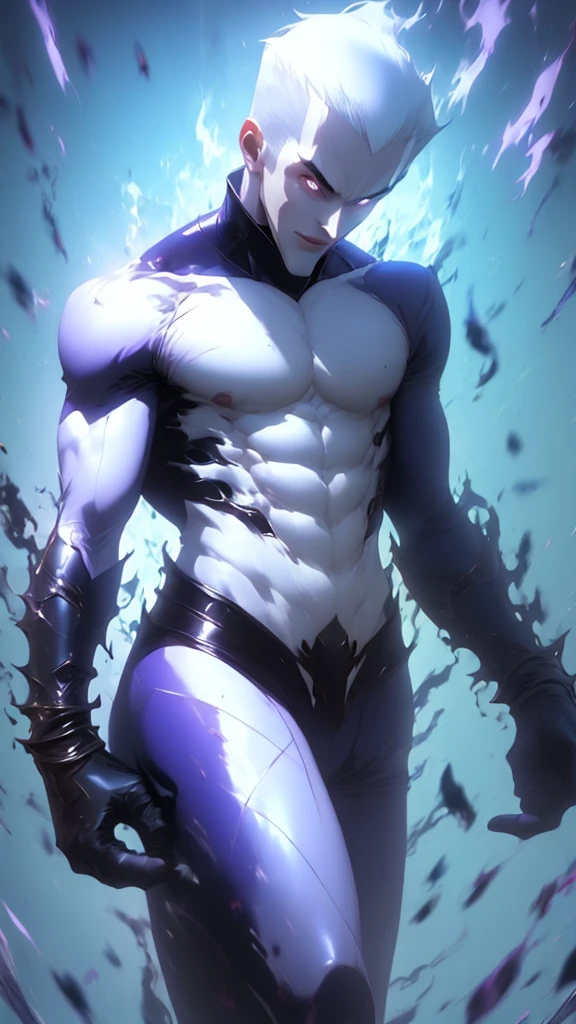 Boy tiger futuristic tight bodysuit sexy 