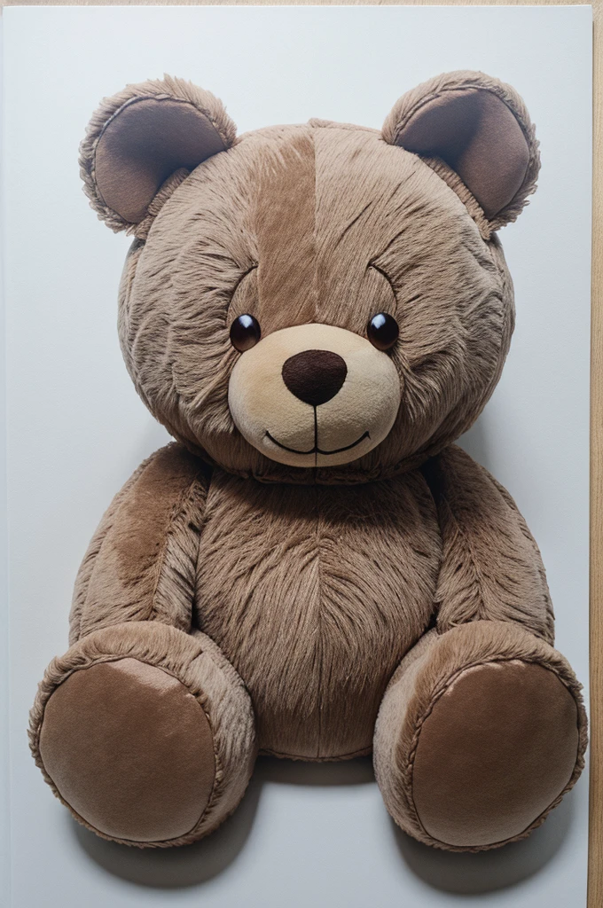 Illustrator redraw teddy bear 2D image without colours