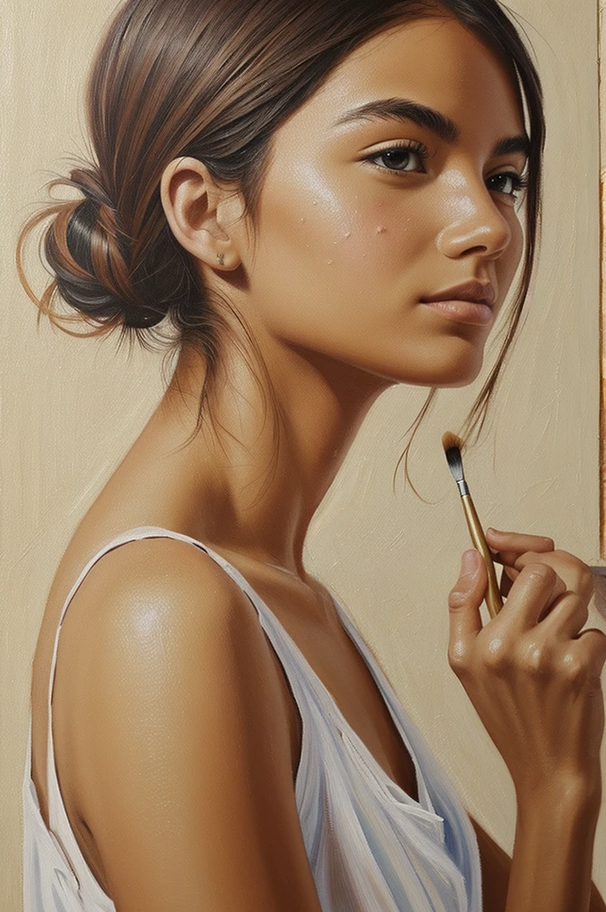 I need a simple painting, something related to dermatology 