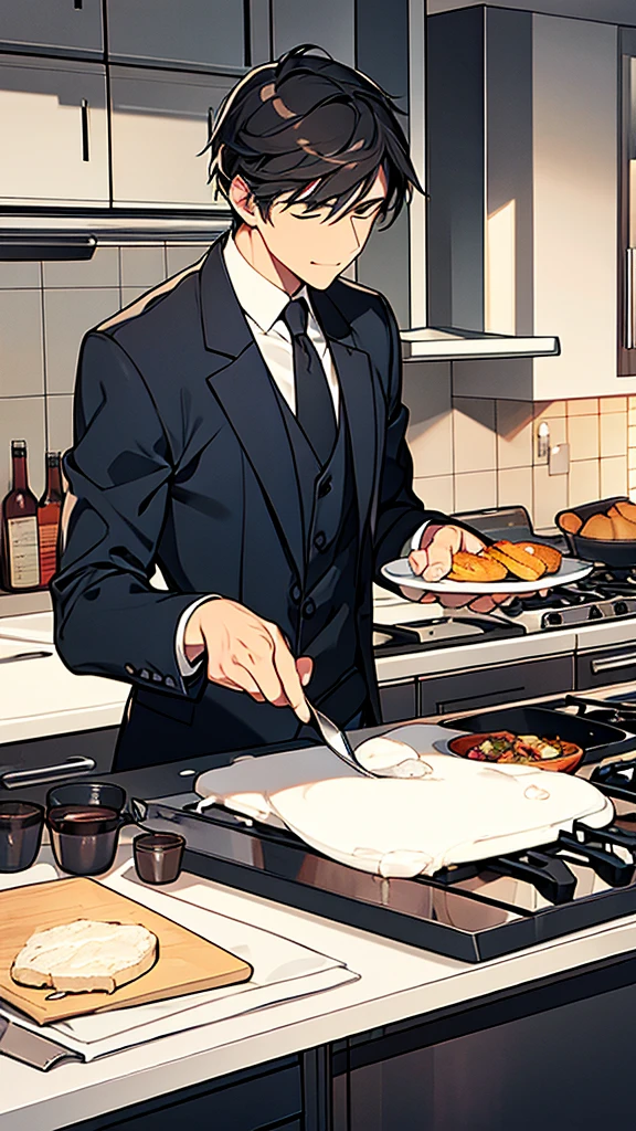 men,Butler,cooking