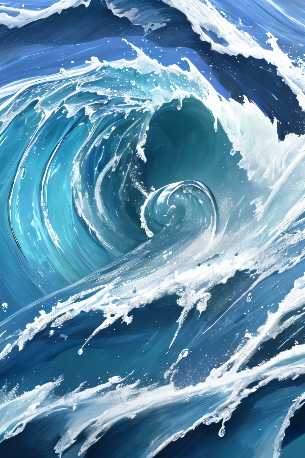 Water Drop,Wave,masterpiece,hope,Positive,beautiful,High resolution, High resolution, 8k, masterpiece2:1,