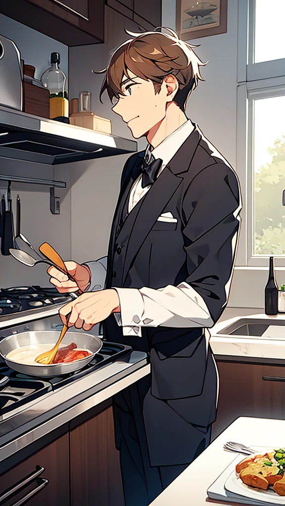 men,Butler,cooking