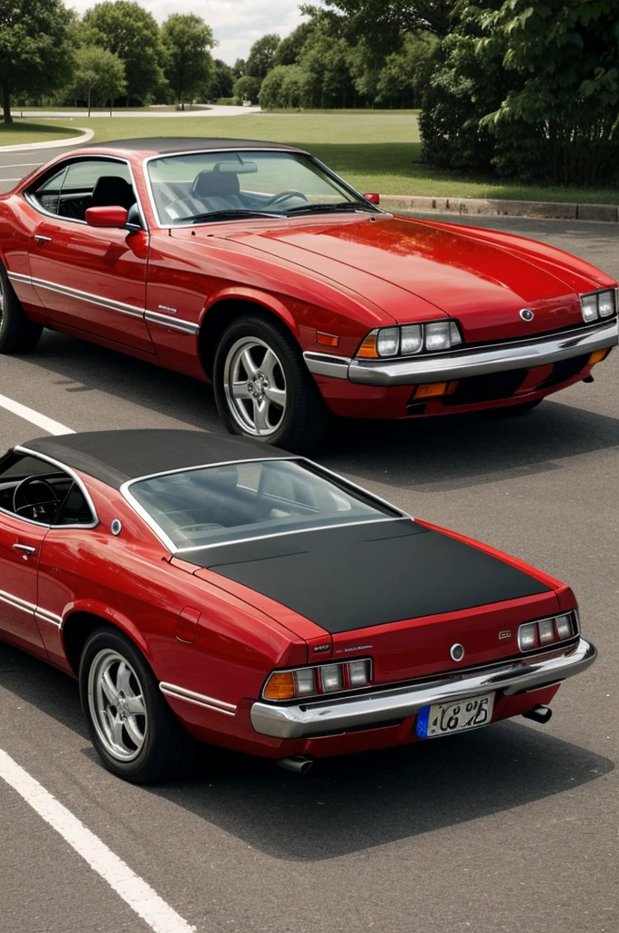 Red car