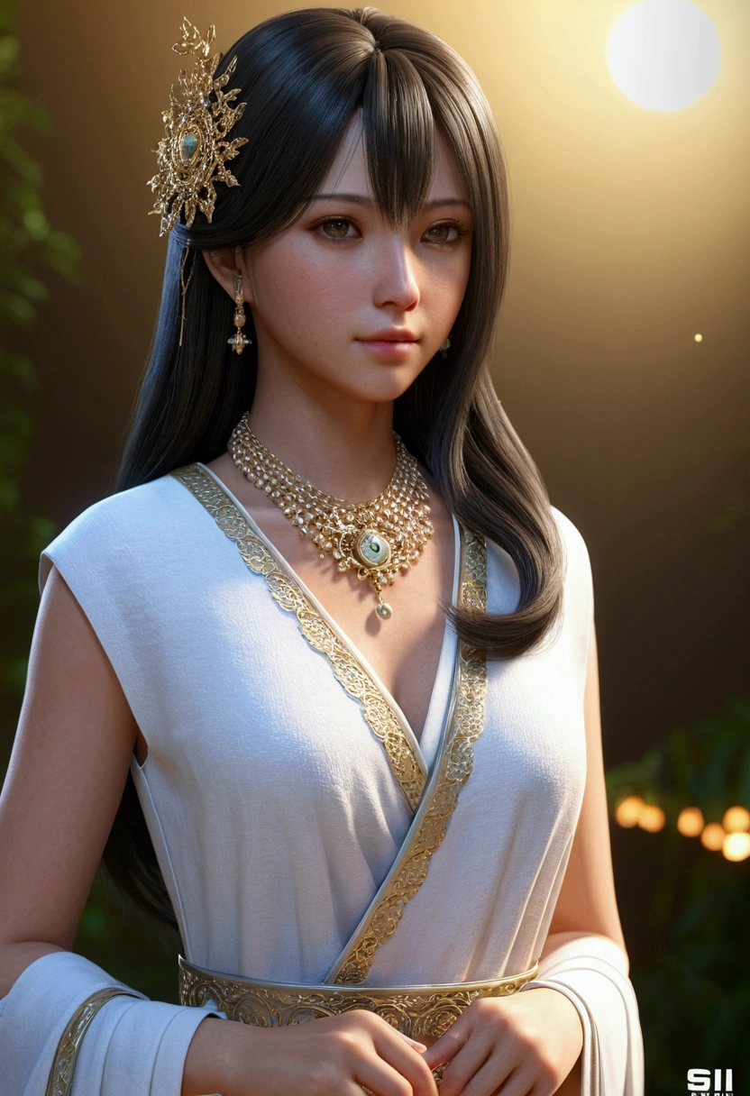 女godアテナ　Ultra-realistic　CG　god々Shii　god々Shii背景　