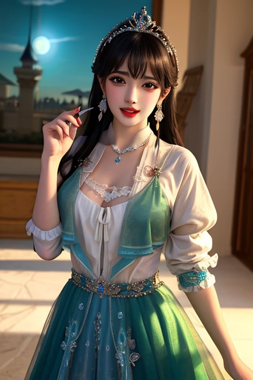 ((best quality)), ((masterpiece)), (detailed), Princess Jasmin, oral rape
