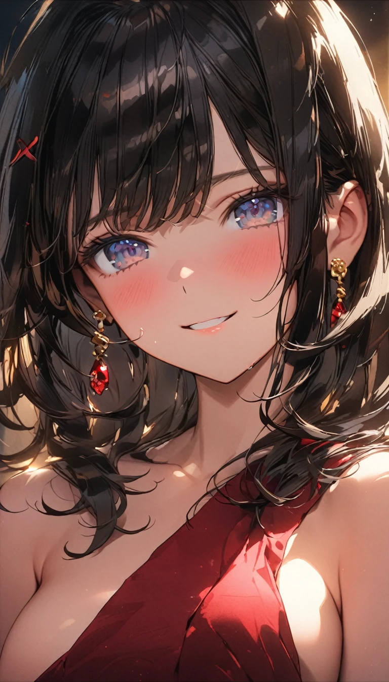 (Best quality, 8k, 32k, Masterpiece, UHD,:1.2),RAW, 1girl,ultra cute , natural lighting,transparent shining eyes, 20yo ,fair complexion ,flushed face, dynamic Lighting,Black girl wearing jewels, Gray Eyes , pleasure, Resignation, dear, sorrow, destiny, Calm expression, bathhouse, Warm background, full_Nude, Completely naked, (((full body portrait)))