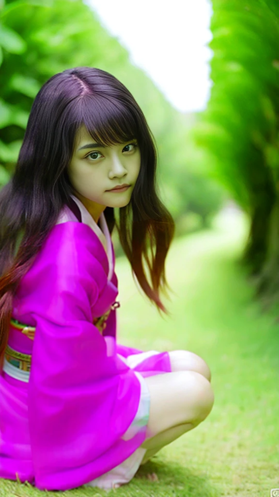 Cute Japanese woman, (), (Very cute face: 1.3), White moist skin, Looking at the camera, Melancholy expression,
BREAK,
Idol,
BREAK,
(Wearing cute kimono: 1.3), (Highly revealing kimono), Very large earrings, Short length,
BREAK,
(Fighting pose: 1.3),
BREAK,
(Long hair), (Pink hair: 1.2), (Wavy hair), (Gradient hair: 1.3), (Red hair at the ends),
BREAK,
(Realistic: 1.3), Masterpiece, Perfect lighting, (Ultra-high resolution), (8K), (Very detailed: 1.4), (From the front), (Full body: 1.4), (Symmetrical: 1.2),
BREAK,
(Shibuya city in Japan: 1.2),
BREAK,
(Demon Slayer: 1.4),
BREAK,
(Kasumi Arimura: 1.4),