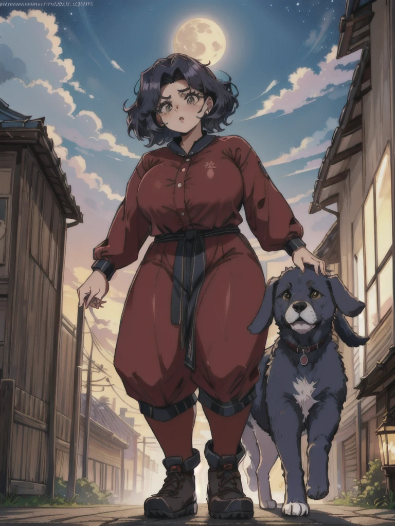 It was a full moon night and João was at home with his two children until one night he went out and saw a creature similar to a giant dog. He was very scared and ran home