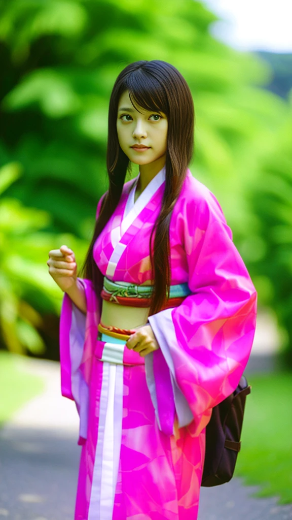 Cute Japanese woman, (), (Very cute face: 1.3), White moist skin, Looking at the camera, Melancholy expression,
BREAK,
Idol,
BREAK,
(Wearing cute kimono: 1.3), (Highly revealing kimono), Very large earrings, Short length,
BREAK,
(Fighting pose: 1.3),
BREAK,
(Long hair), (Pink hair: 1.2), (Wavy hair), (Gradient hair: 1.3), (Red hair at the ends),
BREAK,
(Realistic: 1.3), Masterpiece, Perfect lighting, (Ultra-high resolution), (8K), (Very detailed: 1.4), (From the front), (Full body: 1.4), (Symmetrical: 1.2),
BREAK,
(Shibuya city in Japan: 1.2),
BREAK,
(Demon Slayer: 1.4),
BREAK,
(Kasumi Arimura: 1.4),