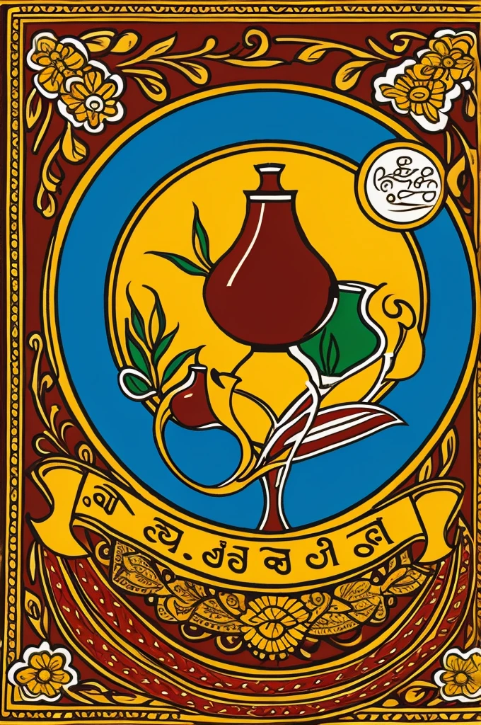 An Indian traditional beverages brand logo