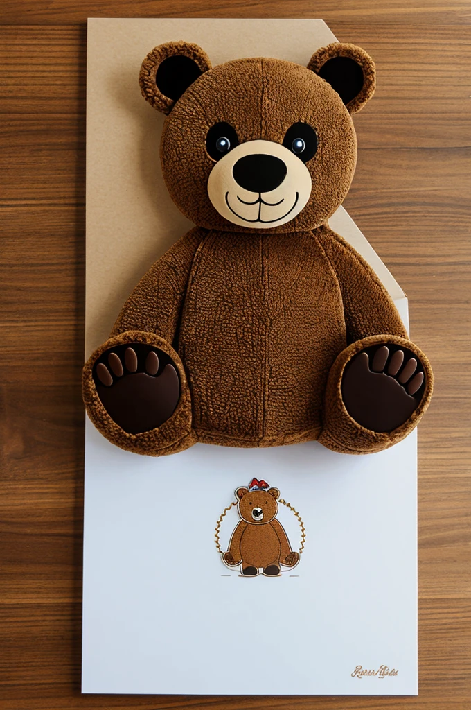 Bear special decoration cartoon style