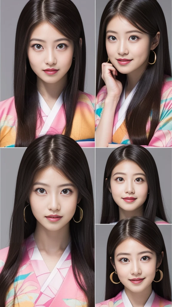 Cute Japanese female, (16 years old), (very cute face), white moist skin, looking at camera, melancholy expression,
BREAK,
Idol,
BREAK,
(wearing cute kimono: 1.3), (highly revealing kimono), very large earrings, short length,
BREAK,
(fighting pose: 1.3),
BREAK,
(long hair), (pink hair: 1.2), (wavy hair), (gradient hair: 1.3), (red hair at the ends),
BREAK,
(realistic: 1.3), masterpiece, perfect lighting, (ultra-high resolution), (8K), (highly detailed: 1.4), (from the front), (full body: 1.4), (symmetrical: 1.2),
BREAK,
(Shibuya city in Japan: 1.2),
BREAK,
(Demon Slayer: 1.4),
BREAK,
(Imada Mio: 1.4),