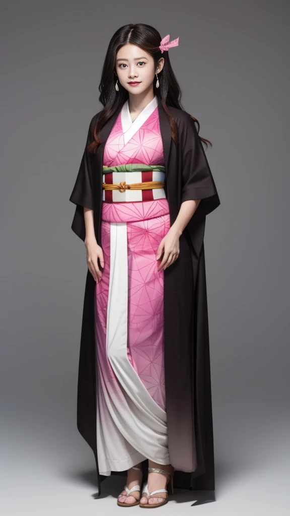 Cute Japanese female, (16 years old), (very cute face), white moist skin, looking at camera, melancholy expression,
BREAK,
Idol,
BREAK,
(wearing cute kimono: 1.3), (highly revealing kimono), very large earrings, short length,
BREAK,
(fighting pose: 1.3),
BREAK,
(long hair), (pink hair: 1.2), (wavy hair), (gradient hair: 1.3), (red hair at the ends),
BREAK,
(realistic: 1.3), masterpiece, perfect lighting, (ultra-high resolution), (8K), (highly detailed: 1.4), (from the front), (full body: 1.4), (symmetrical: 1.2),
BREAK,
(Shibuya city in Japan: 1.2),
BREAK,
(Demon Slayer: 1.4),
BREAK,
(Imada Mio: 1.4),